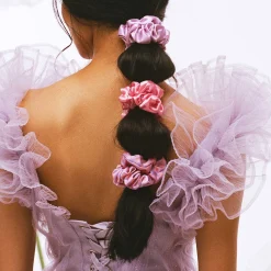 Slip Pure Silk Large Scrunchies - Belleflower