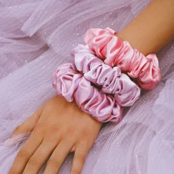 Slip Pure Silk Large Scrunchies - Belleflower