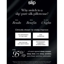 slip pure silk queen pillowcase - bowie
