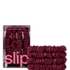 slip pure silk skinny scrunchies - maroon