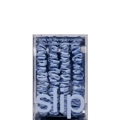 Slip Pure Silk Skinny Scrunchies - Cornflower