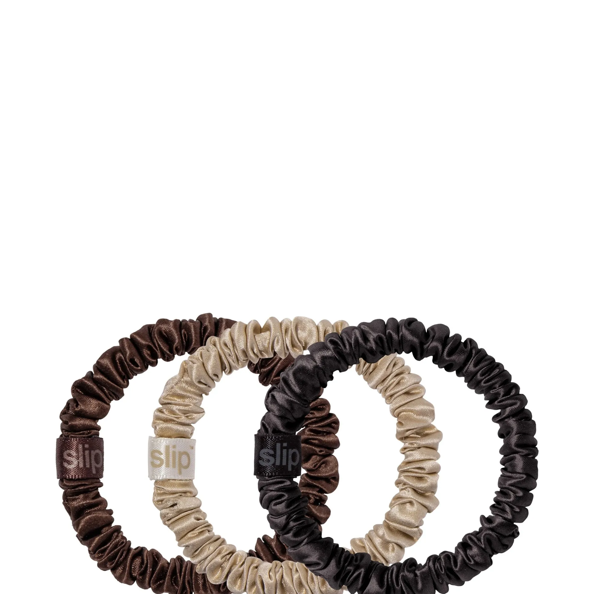Slip Pure Silk Skinny Scrunchie Trio Ornament - Betty (Worth £33)