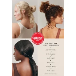 slip pure silk skinny scrunchies - sweetie