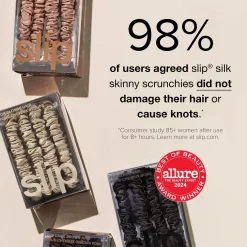 slip pure silk skinny scrunchies - sweetie