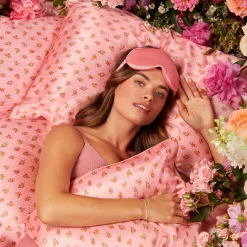 Slip Silk Contour Sleep Mask - Rose