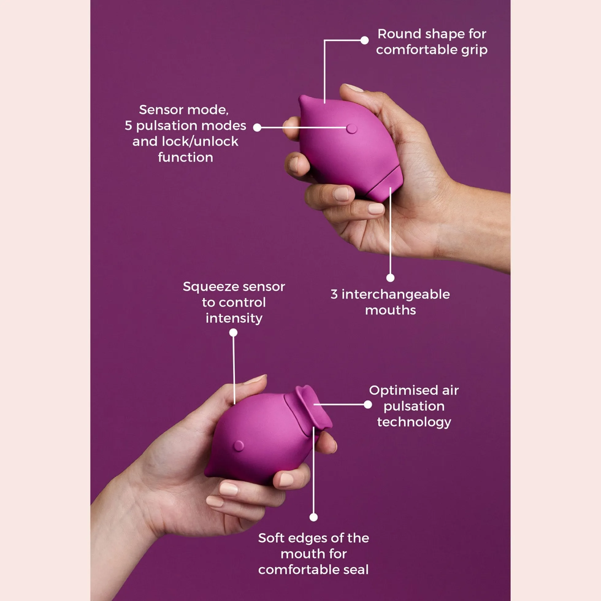 Smile Makers The Poet - Powerful Suction Vibrator