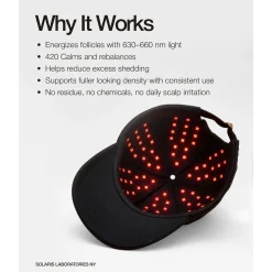 Solaris Labs NY LED Hair Growth PRO Supporting Hat
