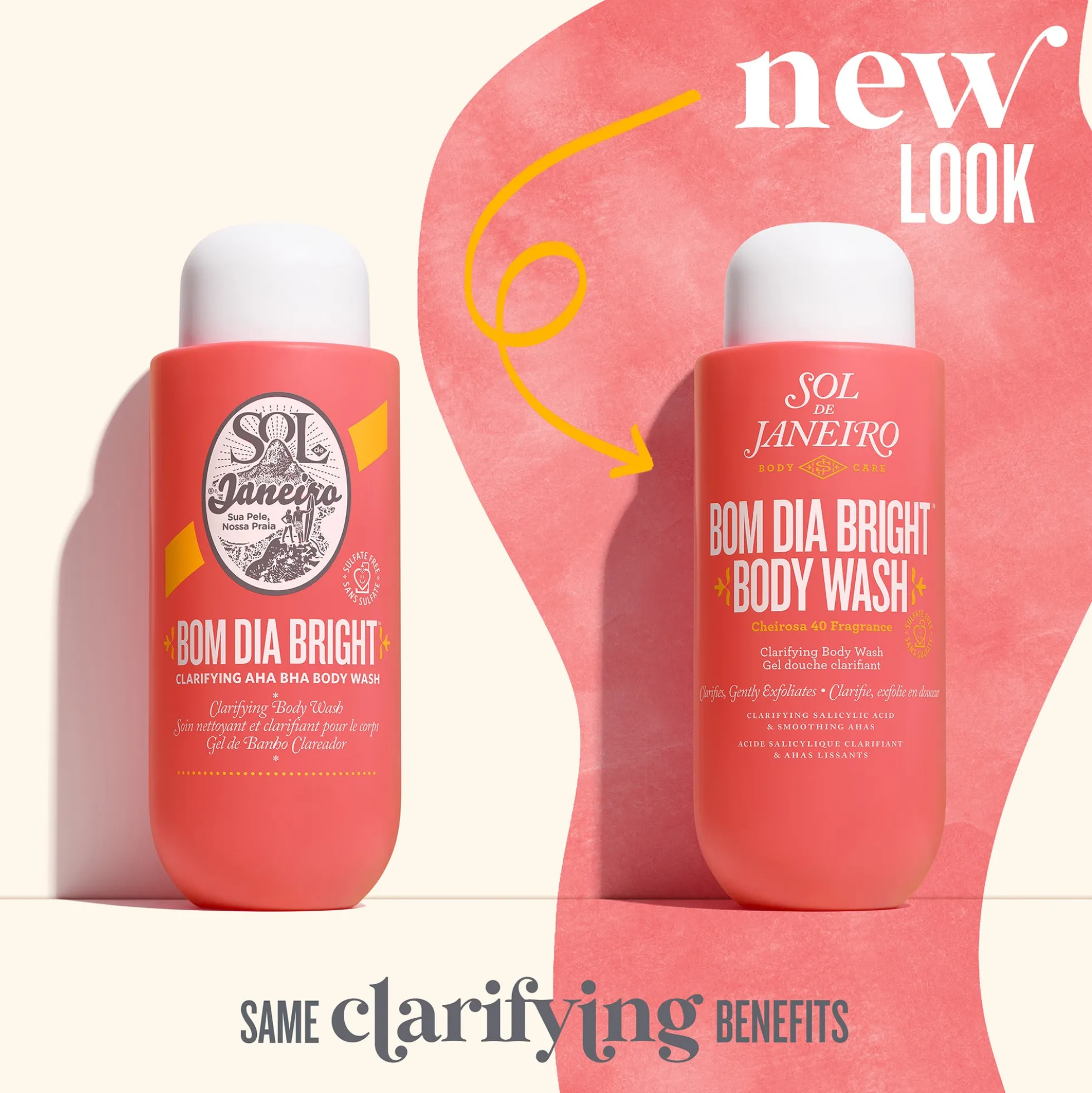 Sol de Janeiro Bom Dia Bright Clarifying AHA BHA Body Wash 90ml