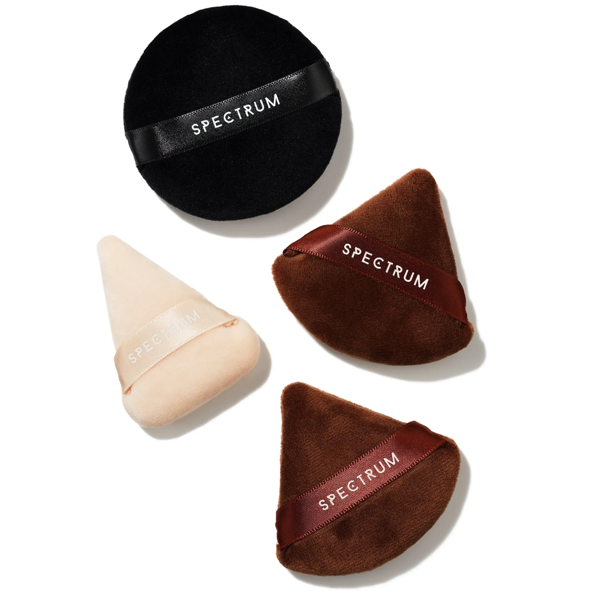 Spectrum Accessories Pantherine Professional 4 Piece Make Up Puff Bundle