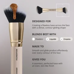 Spectrum Collections Dual Ended D28 'The Complexion' Bronzer and Base Brush