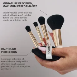 Spectrum Collections 'The Flawless Minis' 4-piece Brush and Powder Puff Set
