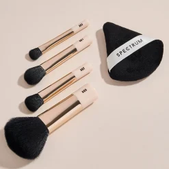 Spectrum Collections 'The Flawless Minis' 4-piece Brush and Powder Puff Set