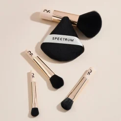 Spectrum Collections 'The Flawless Minis' 4-piece Brush and Powder Puff Set