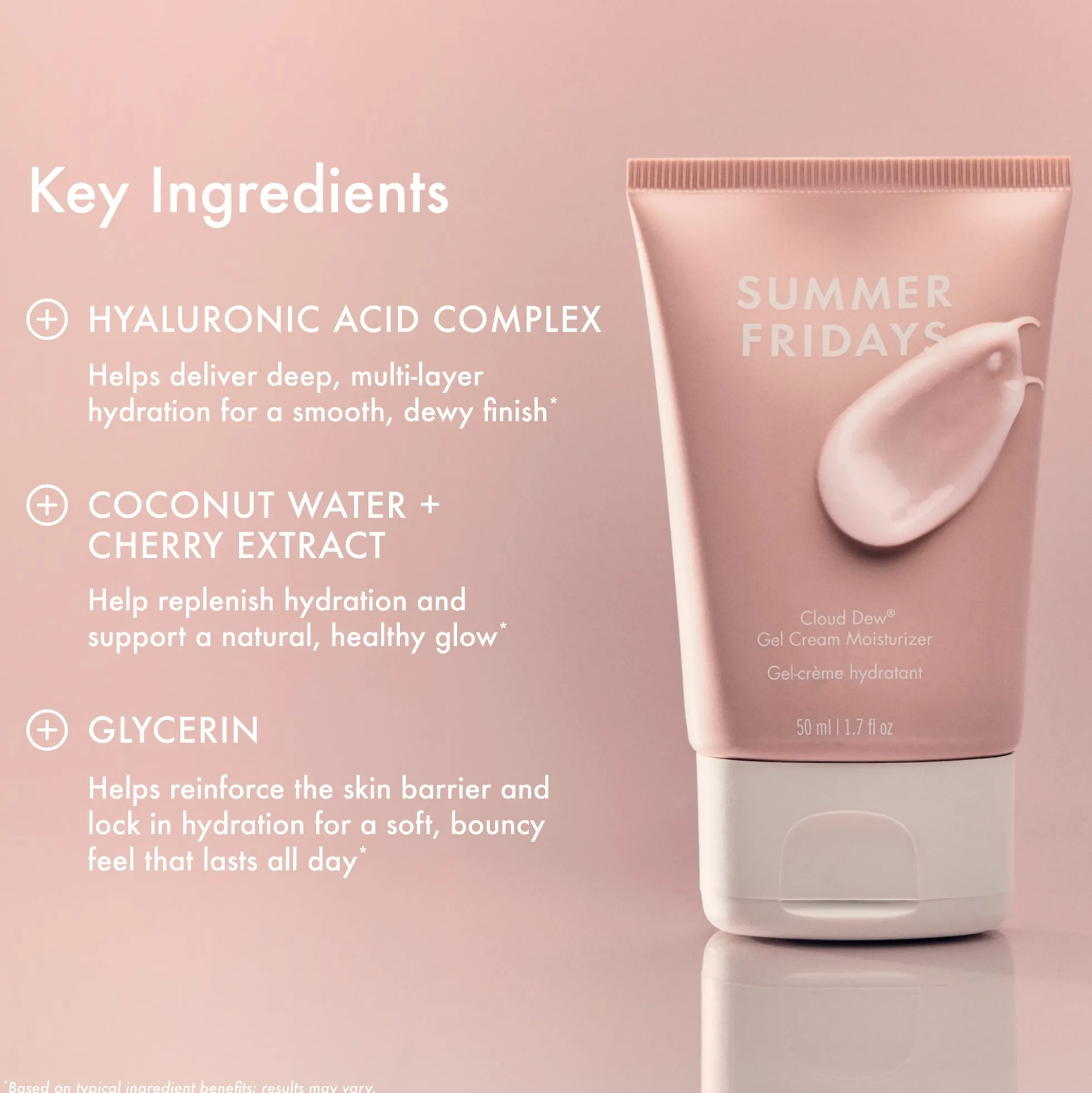 Summer Fridays Cloud Dew Gel Cream Moisturizer 50ml
