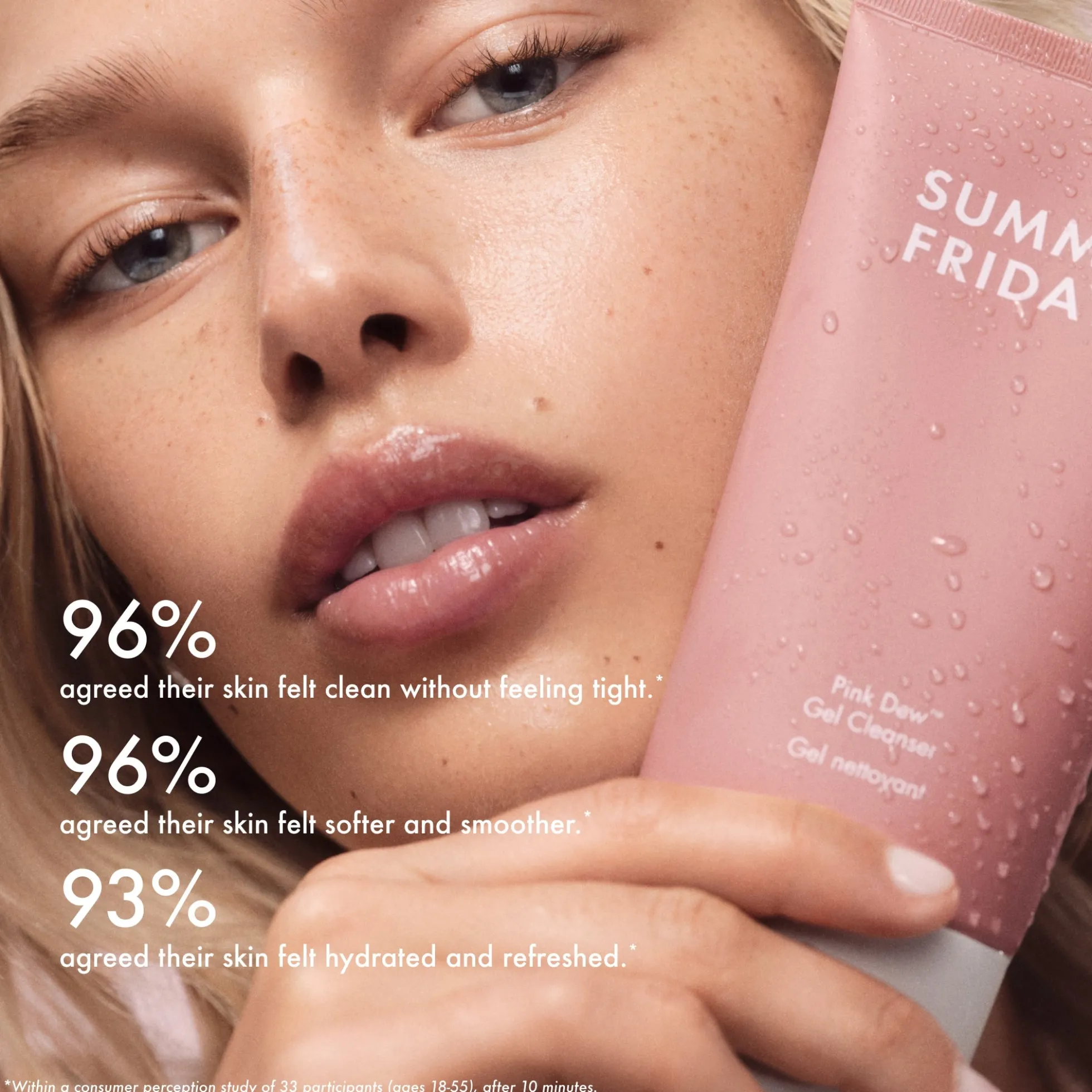 Summer Fridays Pink Dew Gel Cleanser 150ml