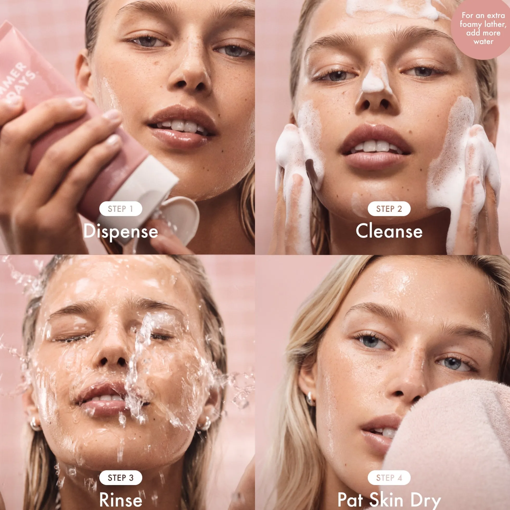 Summer Fridays Pink Dew Gel Cleanser 150ml