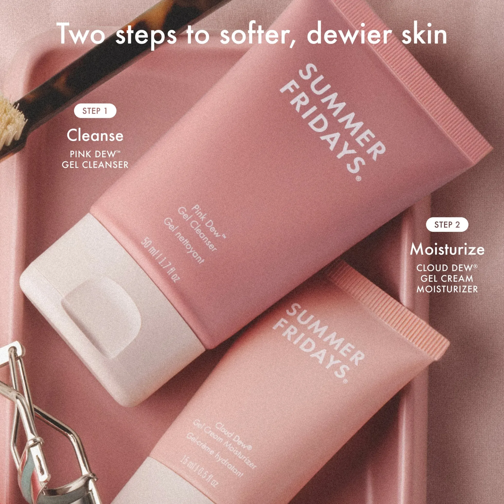 Summer Fridays Pink Dew Gel Cleanser 150ml