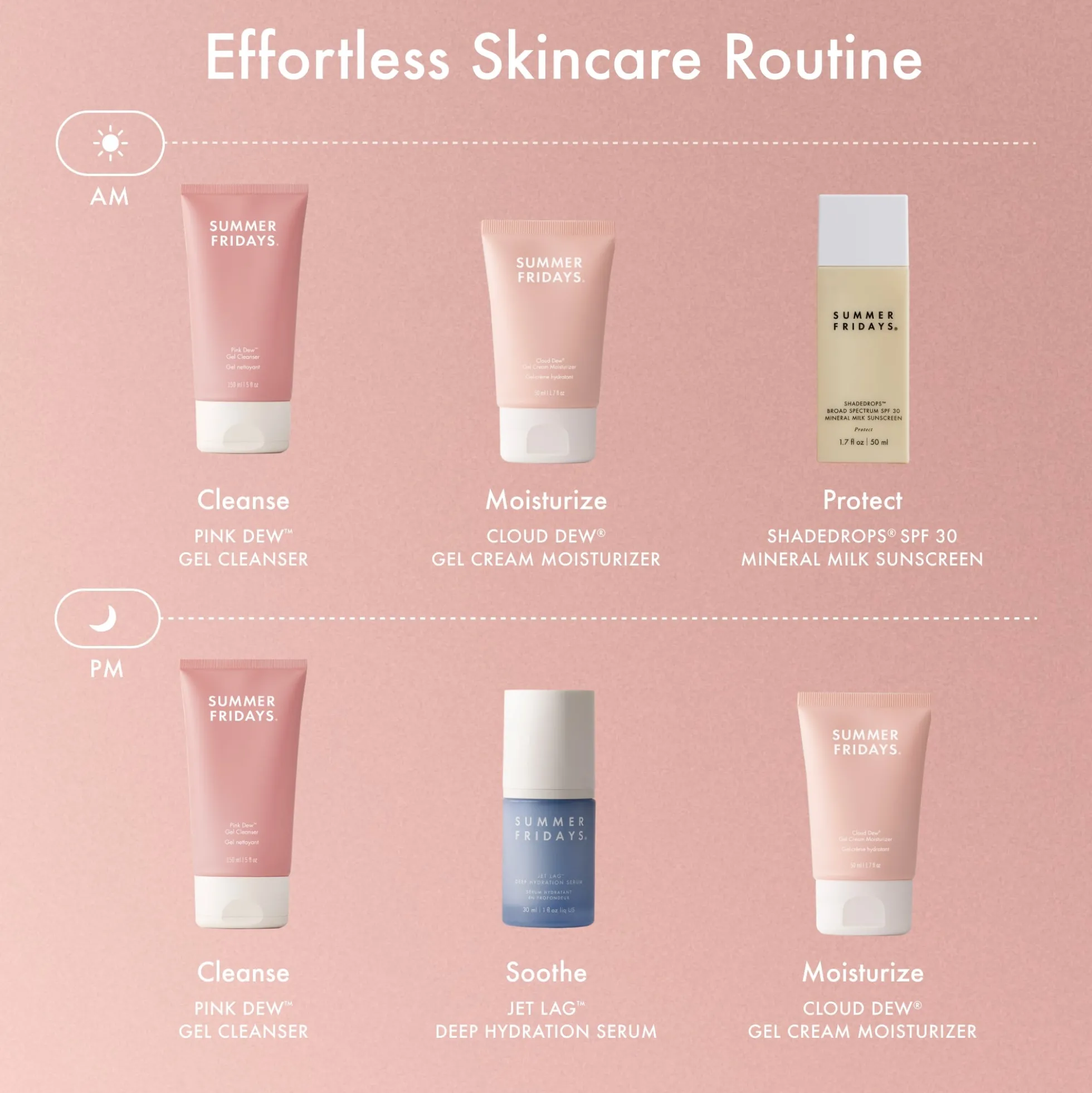 Summer Fridays Pink Dew Gel Cleanser 150ml