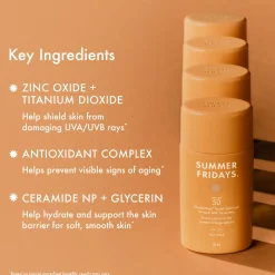 Summer Fridays ShadeDrops Broad Spectrum SPF 50 Mineral Milk Sunscreen
