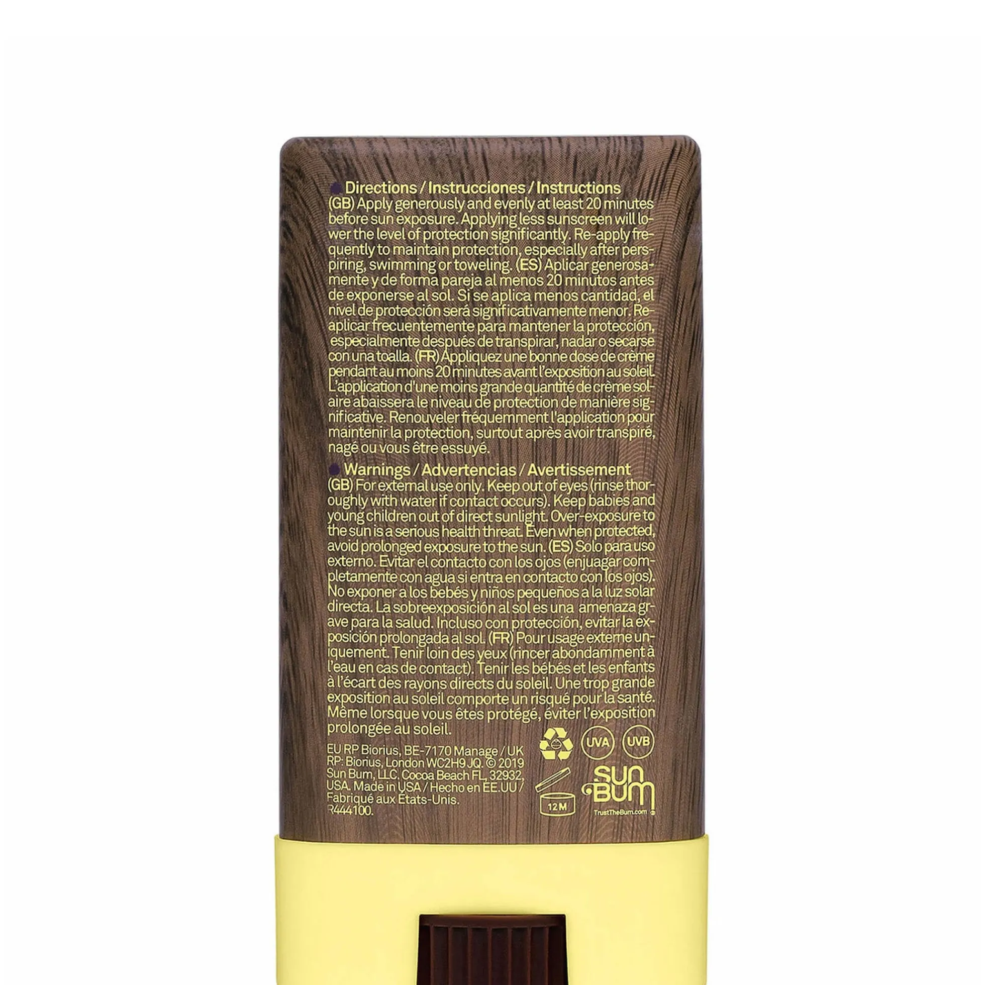 Sun Bum Original SPF 30 Sunscreen Face Stick