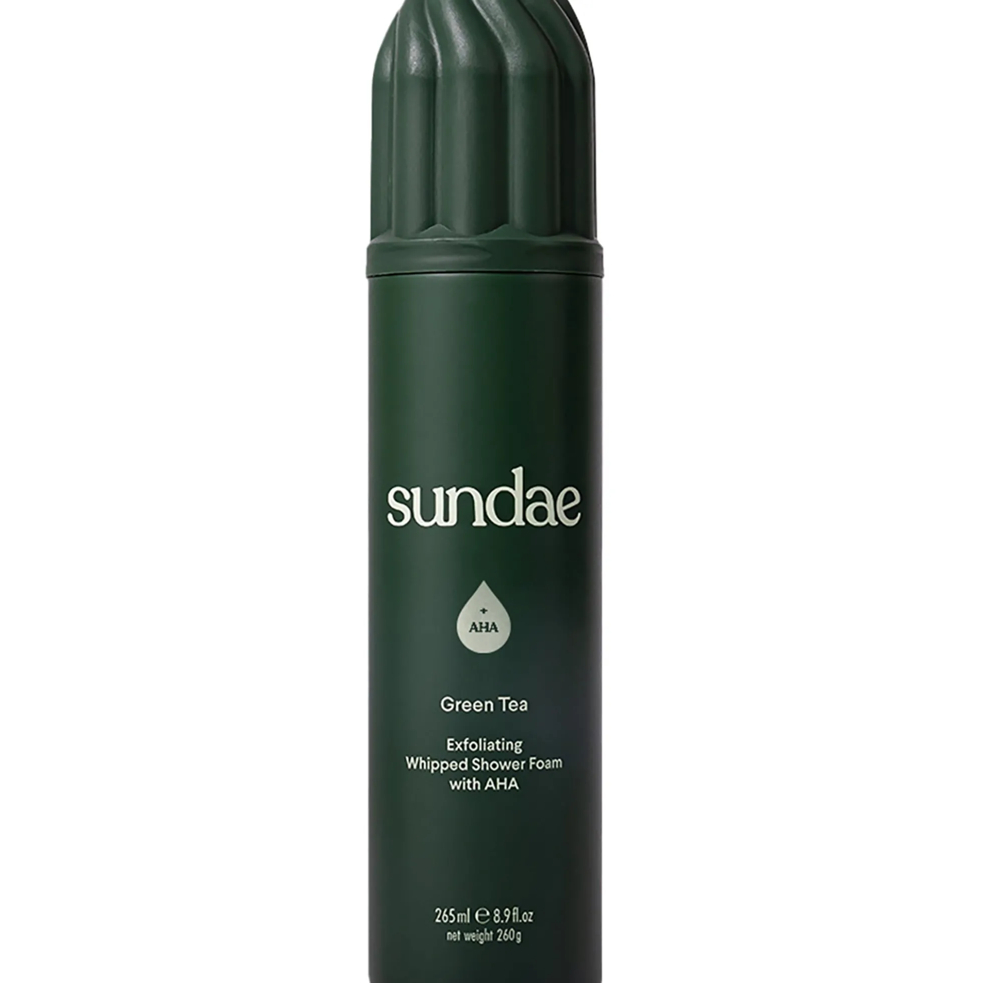 SUNDAE Body Green Tea Exfoliating Whipped Shower Foam with Kakadu Plum and Finger Lime 260ml