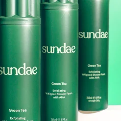 SUNDAE Body Green Tea Exfoliating Whipped Shower Foam with Kakadu Plum and Finger Lime 260ml