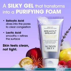Sunday Riley Breakout Breakup Purifying Salicylic Acid Cleanser 150ml