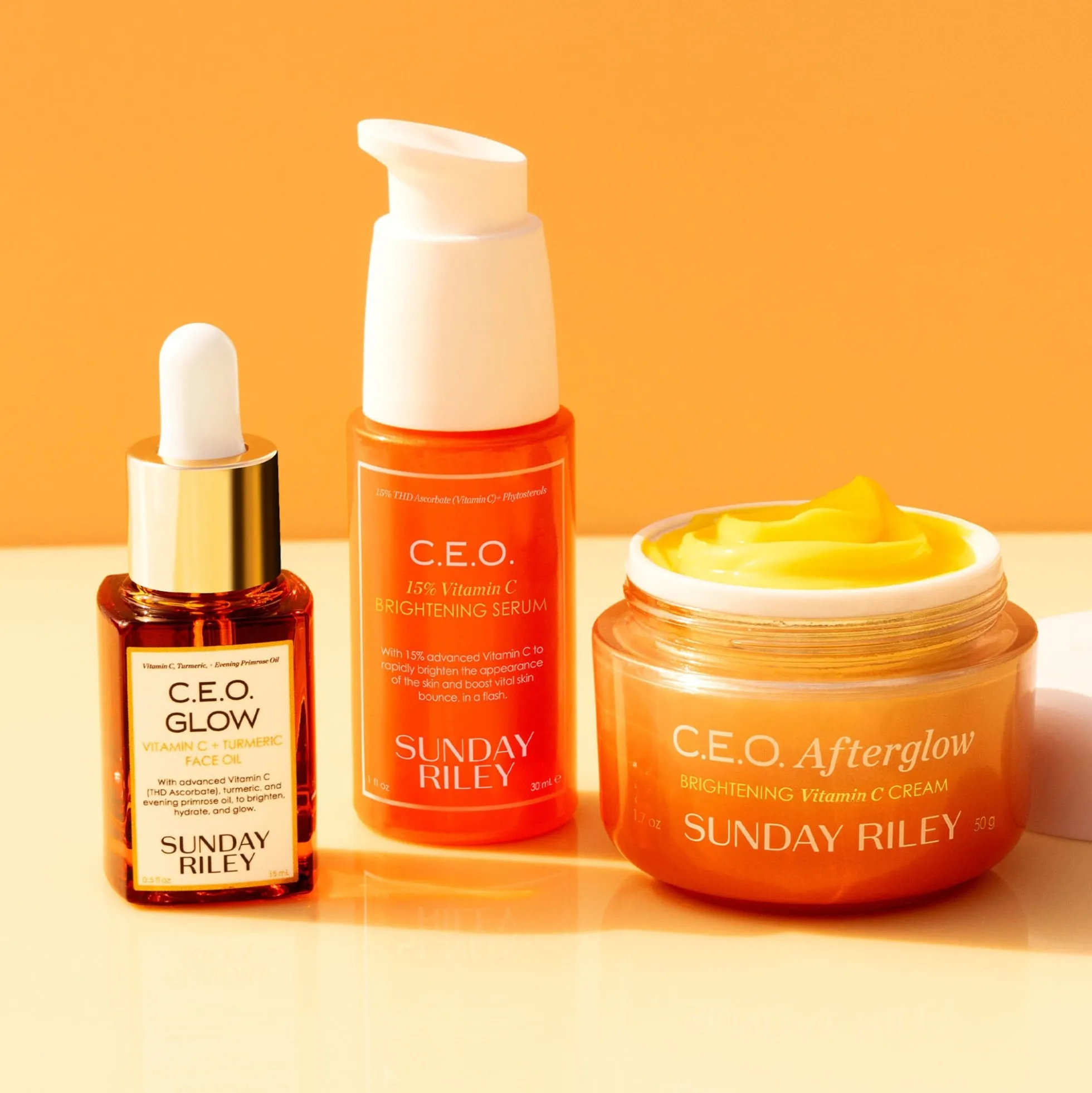 Sunday Riley C.E.O. Afterglow Brightening Vitamin C Gel Cream 15g