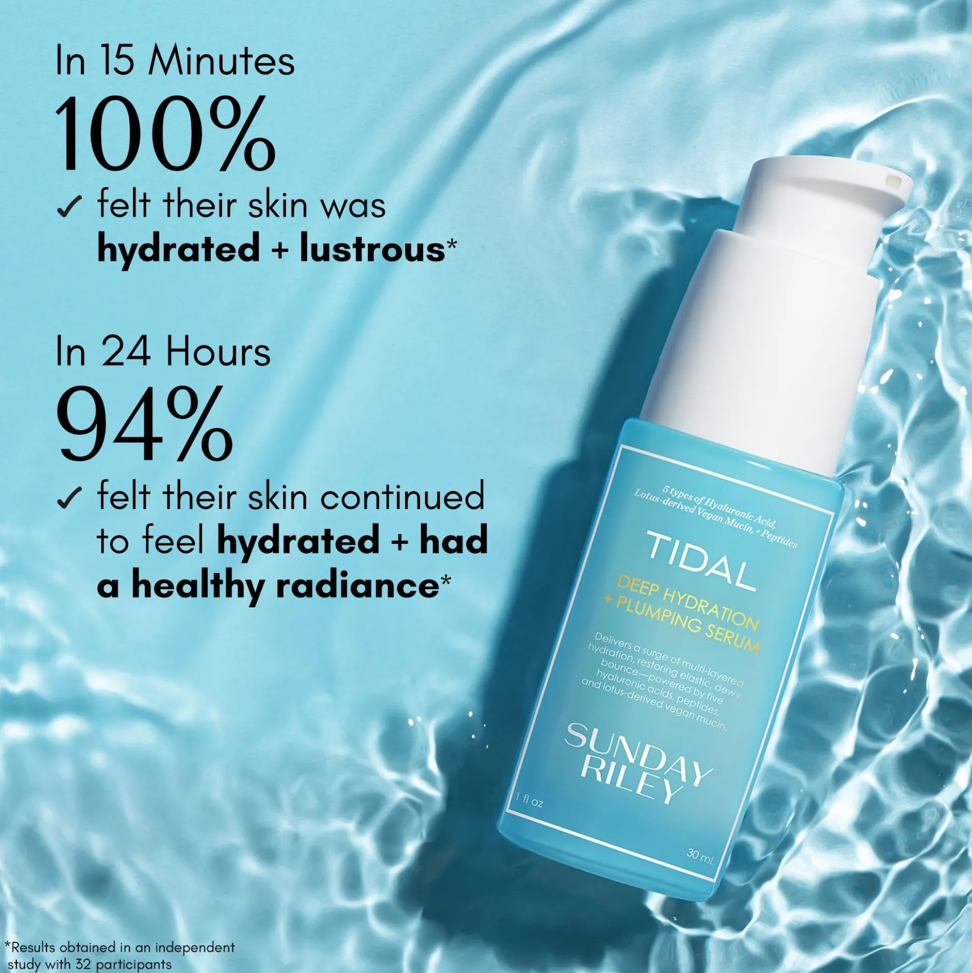 Sunday Riley Tidal Deep Hydration and Plumping Serum 30ml