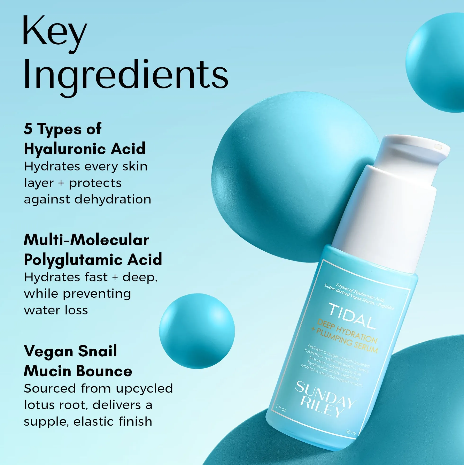 Sunday Riley Tidal Deep Hydration and Plumping Serum 30ml
