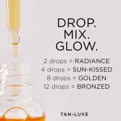 Tan-Luxe The Body Illuminating Self-Tan Drops 50ml - Light/Medium