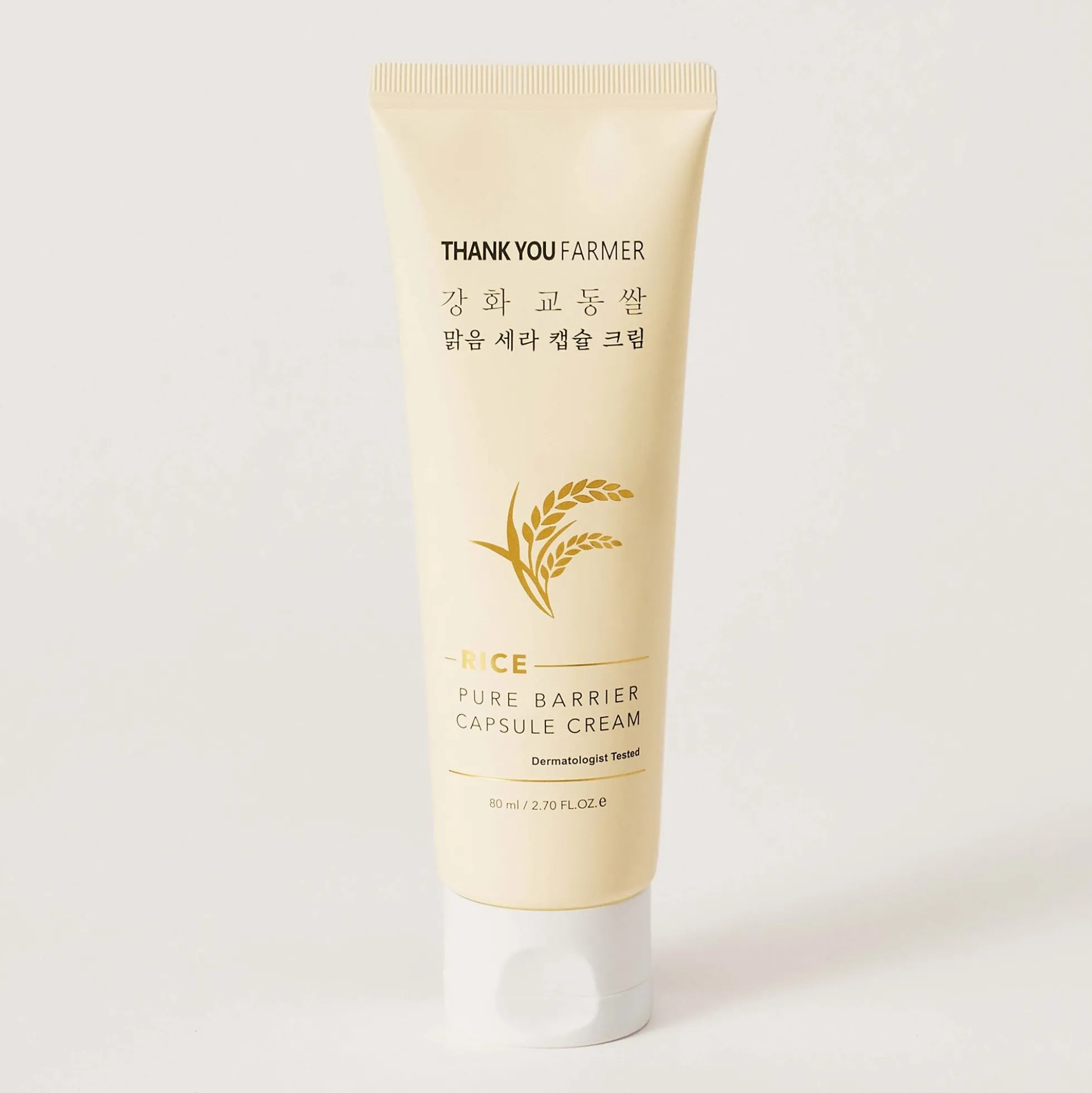 Thank You Farmer Rice Pure Barrier Capsule Cream 80ml