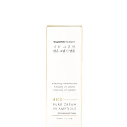 Thank You Farmer Rice Pure Cream in Ampoule Brightening Serum 50ml