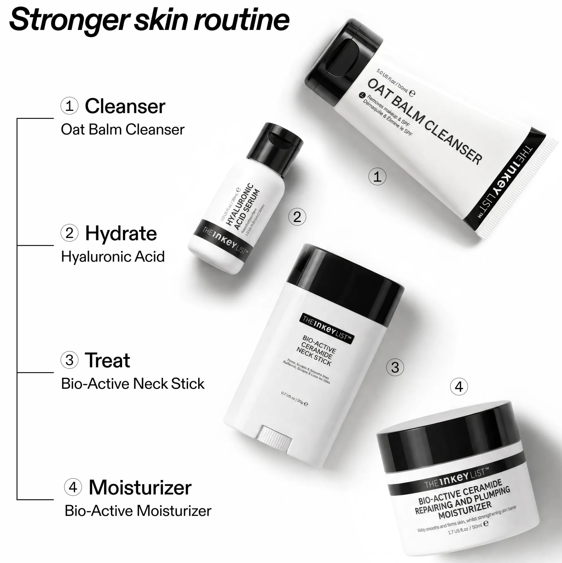 The INKEY List Bio-active Ceramide Neck Stick 20g