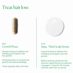 The Nue Co. Growth Phase Hair Supplements (90 Capsules)