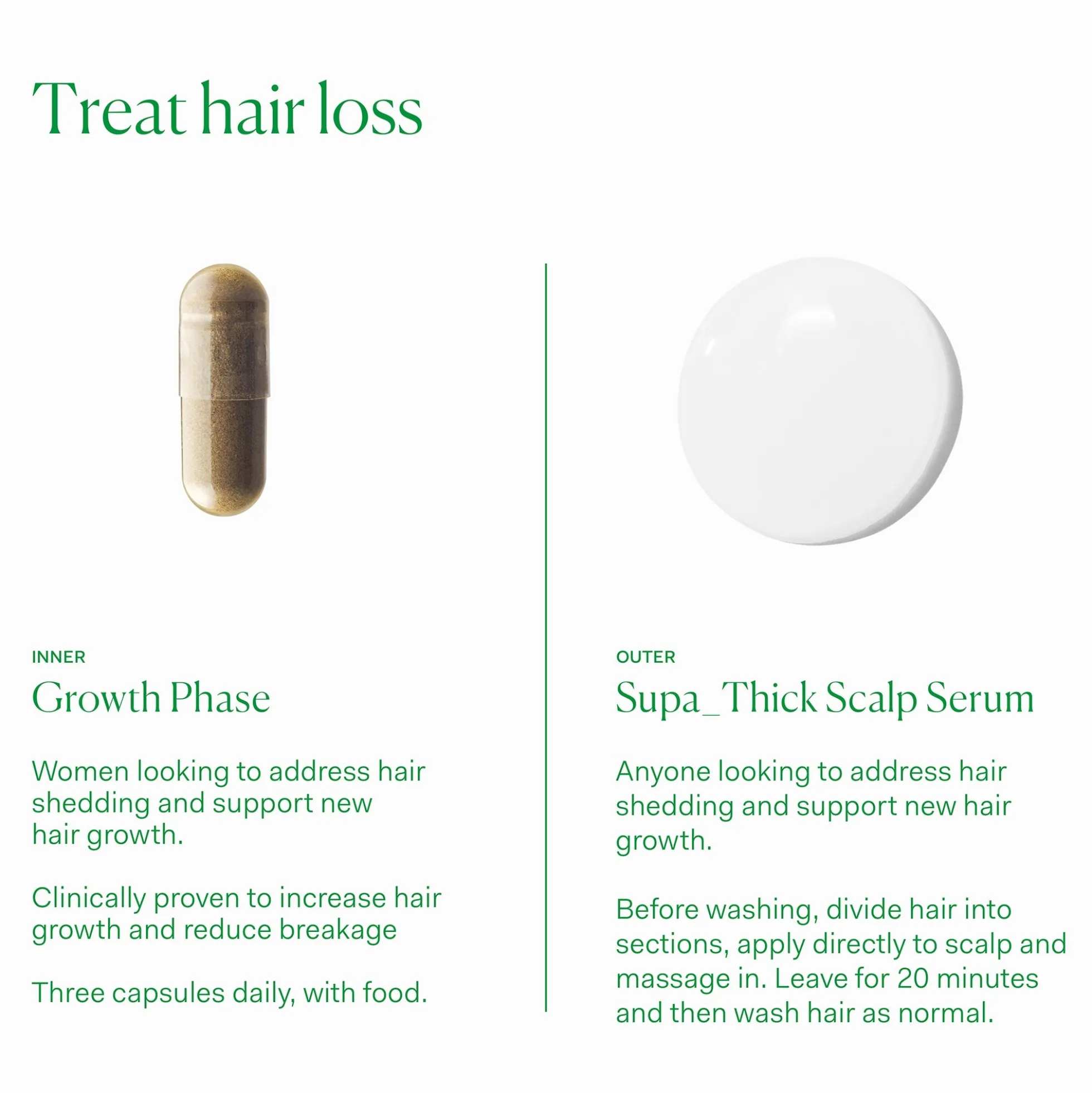 The Nue Co. Growth Phase Hair Supplements (90 Capsules)