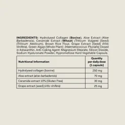 The Nue Co. Skin Hydrator Collagen, Ceramide and Hyaluronic Acid Supplement (30 Capsules)