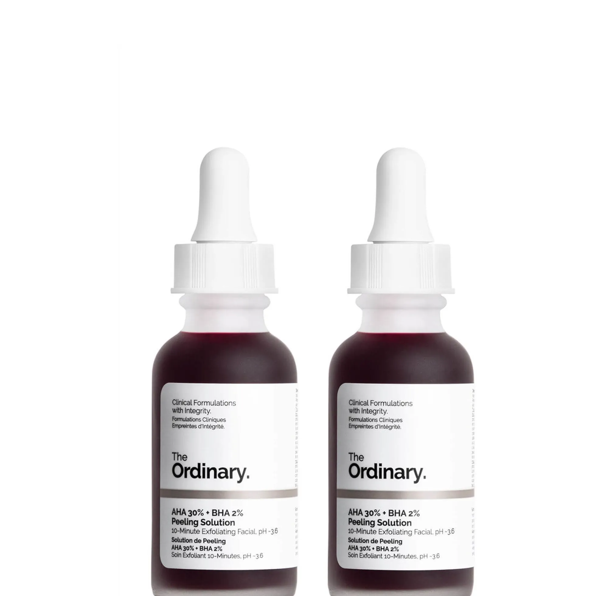 The Ordinary AHA 30% and BHA 2% Peeling Solution Duo
