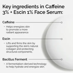 The Ordinary Caffeine 3% + Escin 1% Energizing Face Serum 30ml