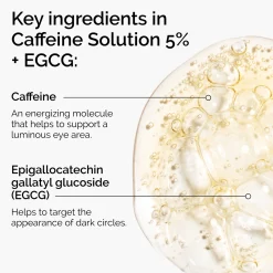 The Ordinary Caffeine Solution 5% + EGCG Depuffing and Brightening Eye Serum 30ml