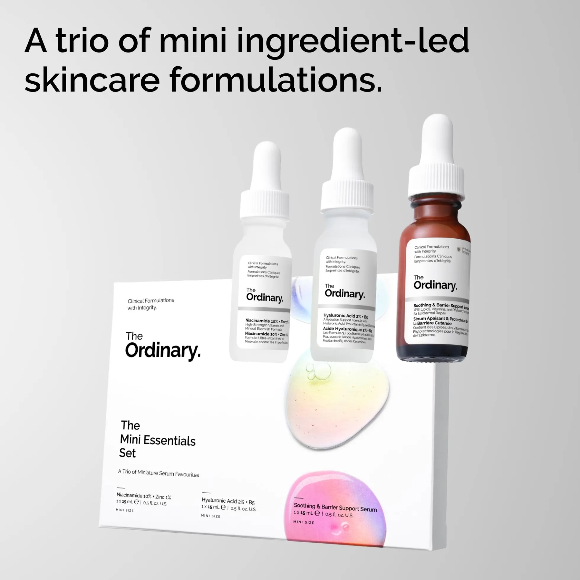 The Ordinary Mini Essentials Set (Worth £17.00)