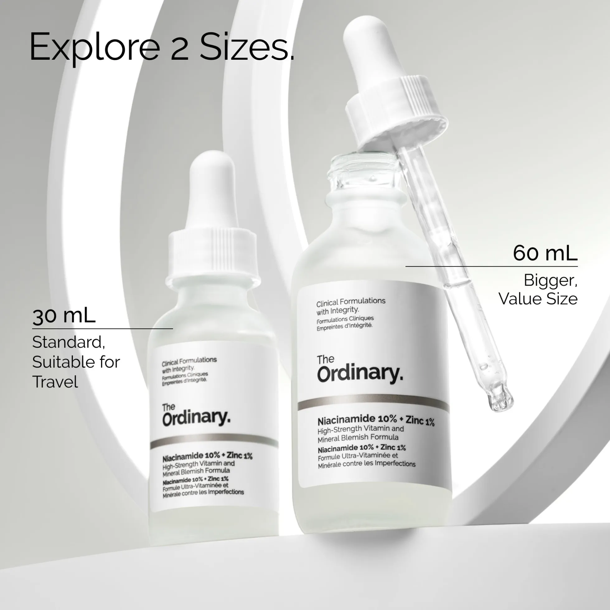 The Ordinary Niacinamide 10% + Zinc 1% Supersize Serum 60ml