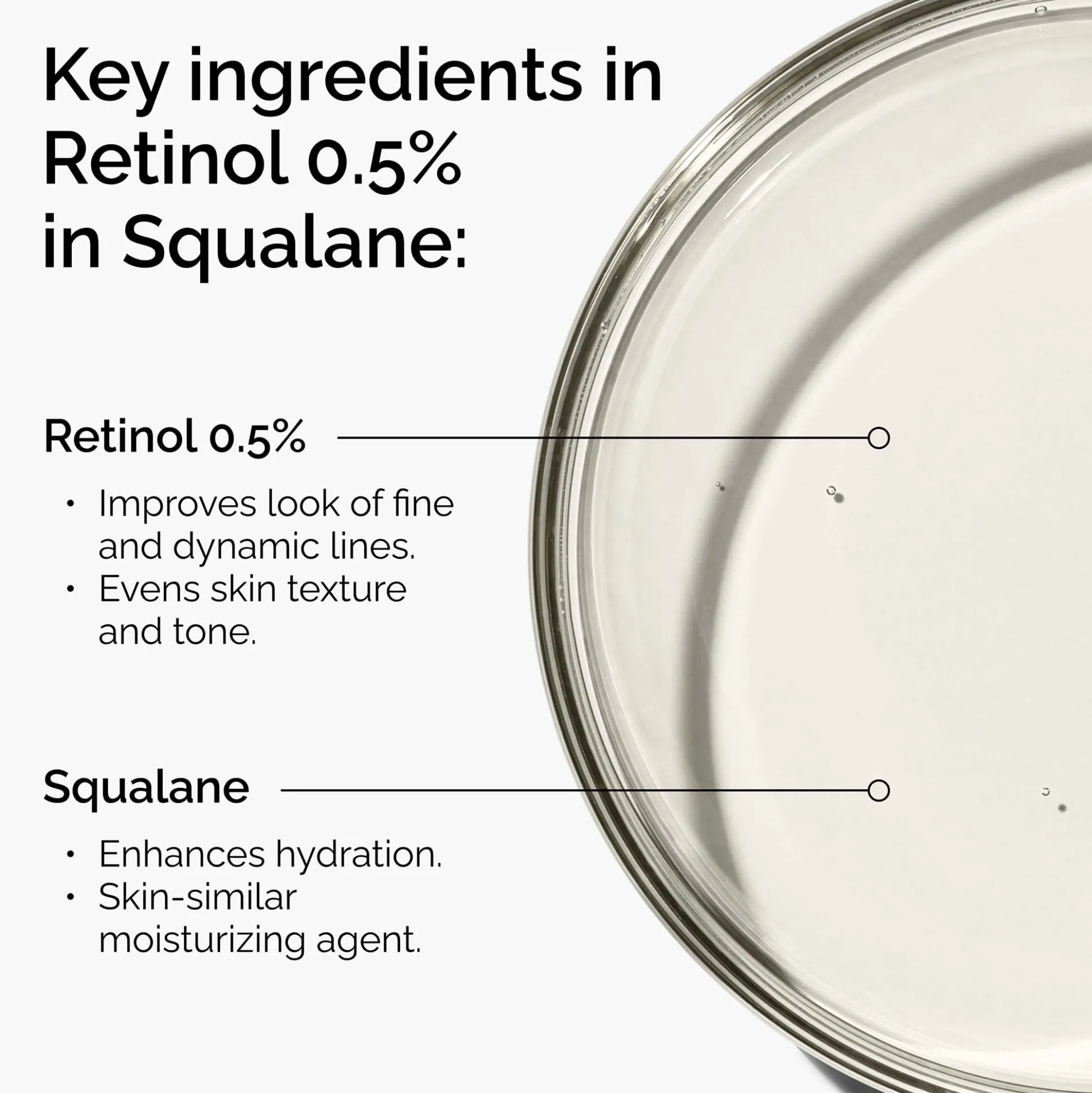 The Ordinary Retinol Serum 0.5% in Squalane 30ml
