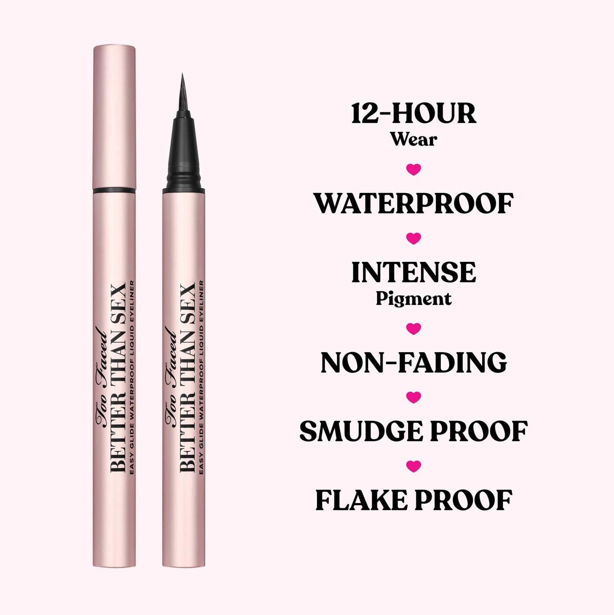 Too Faced Better Than Sex Easy Glide Waterproof Liquid Eyeliner 0.6ml (Various Shades)