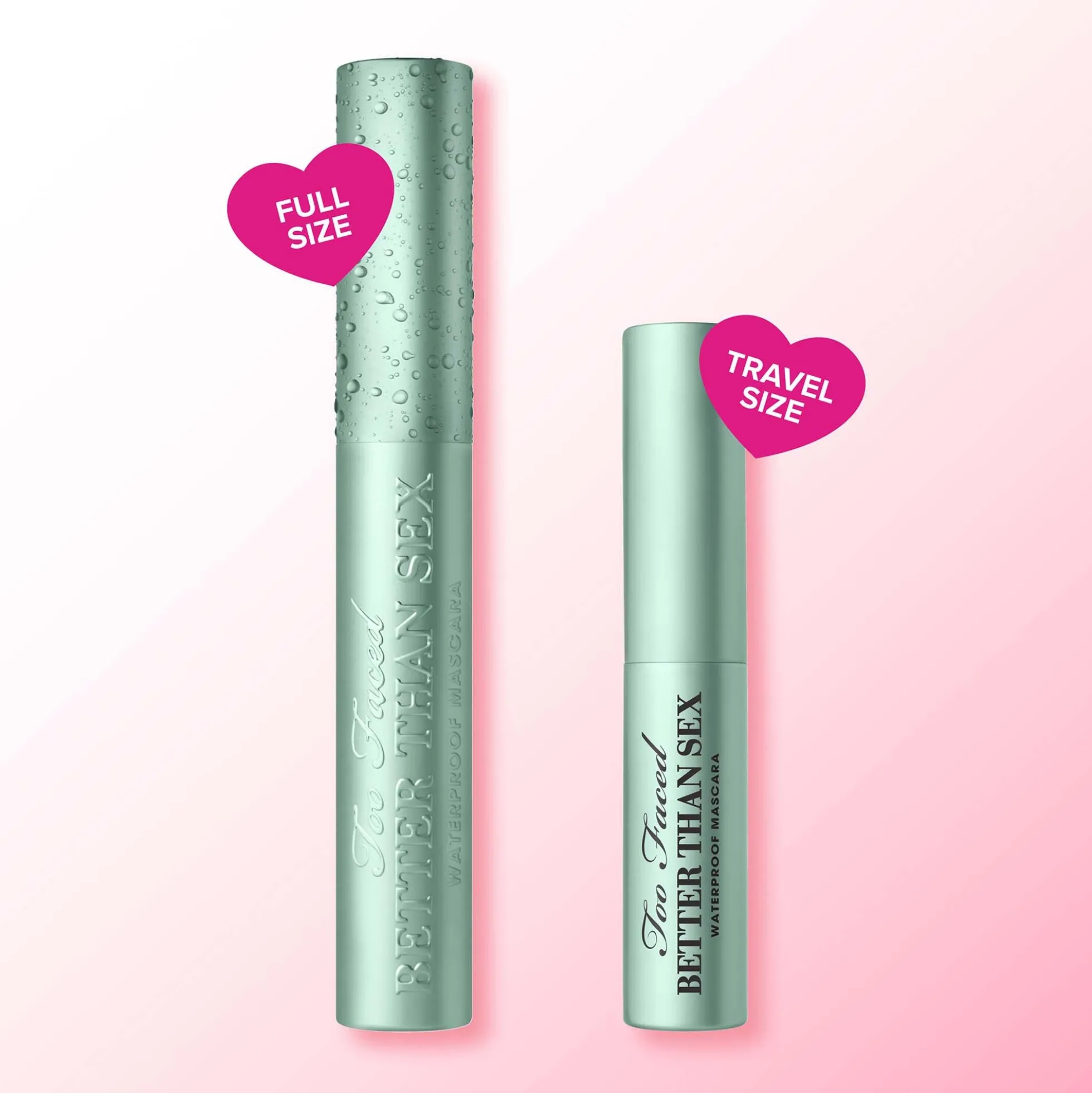 Too Faced Better Than Sex Waterproof Travel-Size Mascara - Black 4.8g