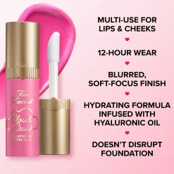 Too Faced Cloud Crush Whipped Lip & Cheek Colour 4.3g (Various Shades)