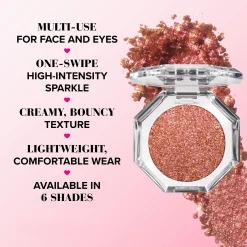 Too Faced Disco Crush High Shine Glitter Eyeshadow and Face Sparkle 1.5g (Various Shades)