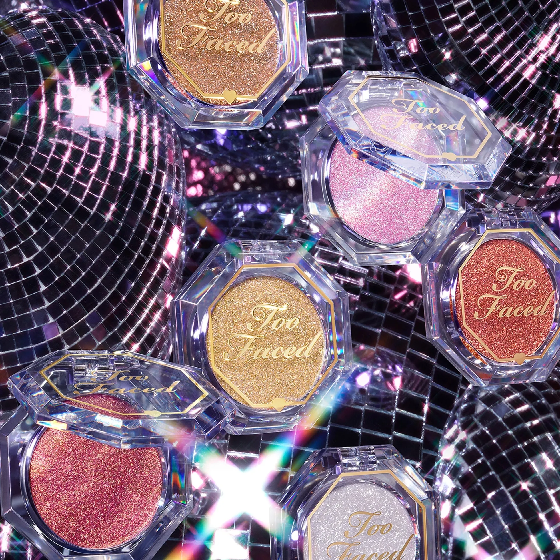 Too Faced Disco Crush High Shine Glitter Eyeshadow and Face Sparkle 1.5g (Various Shades)