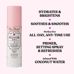 Too Faced Hangover Doll-Size 3-in-1 Setting Spray 30ml