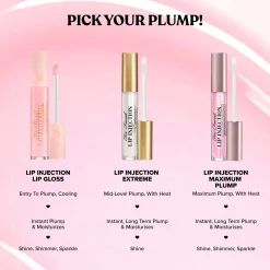 Too Faced Lip Injection Lip Gloss 6.5ml (Various Shades)